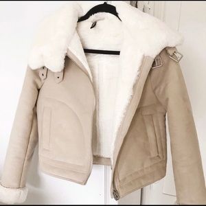 New H&M jacket with faux US 8